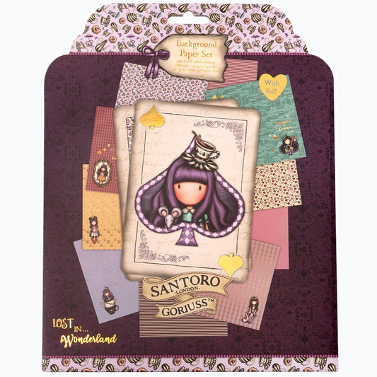 Paper Set - Santoro Gorjuss - Lost In Wonderland - 5x2 Double-Sided Designs
