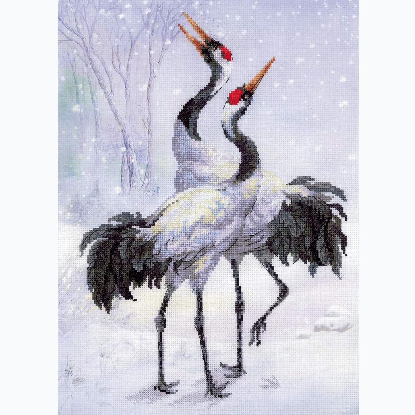 Kit de broderie - Grues PT0028