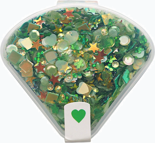 Confetti En Pailletten 20 Gram - Groen
