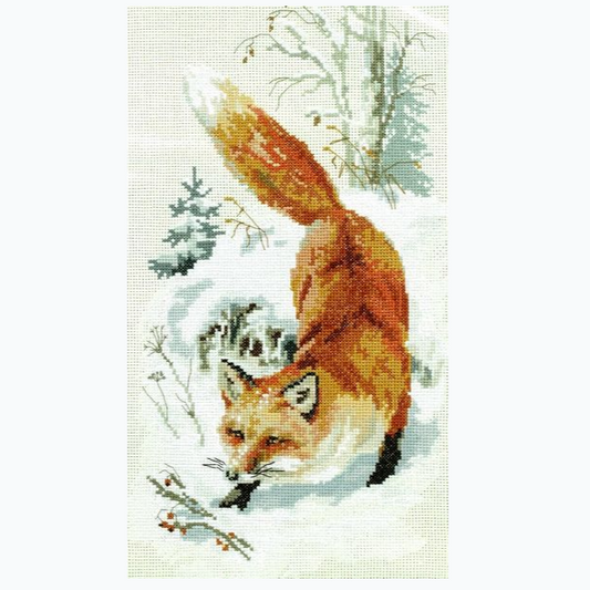 Kit de broderie - Dans la neige fraîchement tombée J-7111