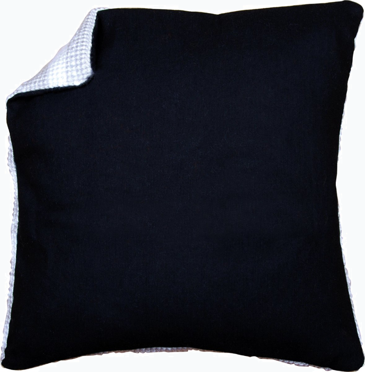 Kussenrug Zonder Rits - 45x45cm - Zwart