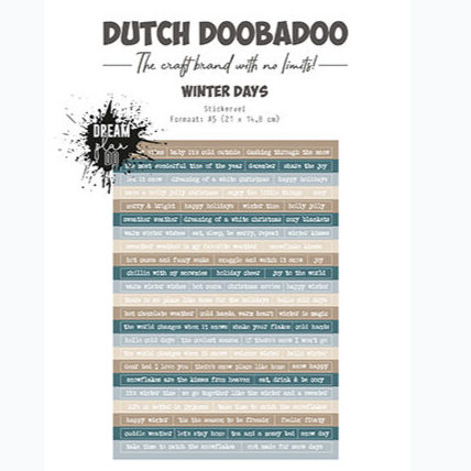 DDBD Sticker Art - Winter Days