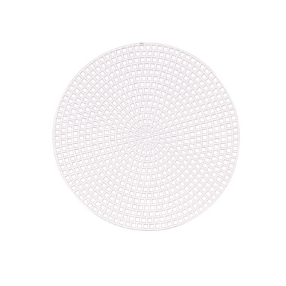 Disques ronds en plastique Stramien petit format - 7 unités