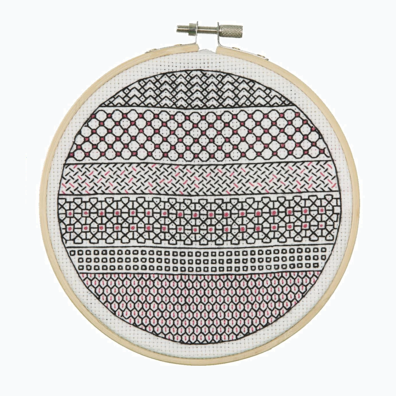 Borduurpakket Blackwork - Stripe