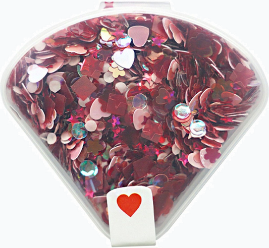 Confetti En Pailletten 20 Gram - Rood