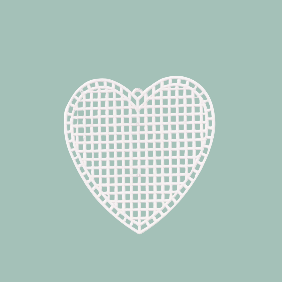 Plastic Straw Heart Small