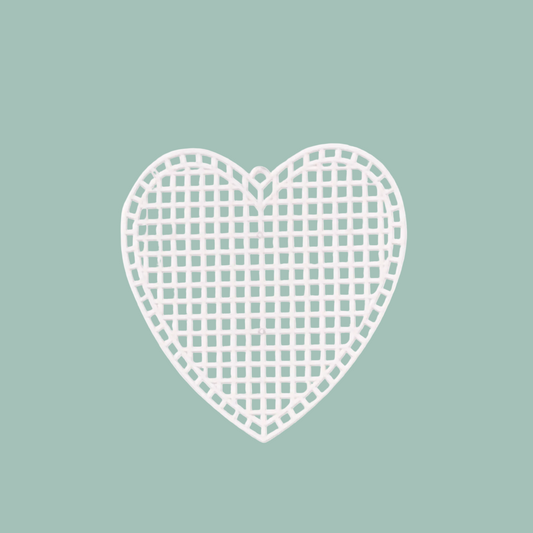 Plastic Straw Heart Small