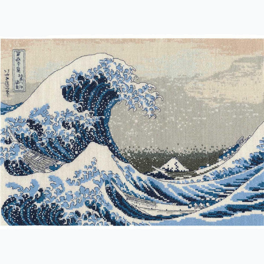 Kit de Broderie Point de Croix - Collection DMC Museum : La Grande Vague