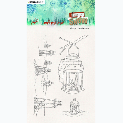 Clear Stamp - Let it Snow - Cozy Lanterns 266