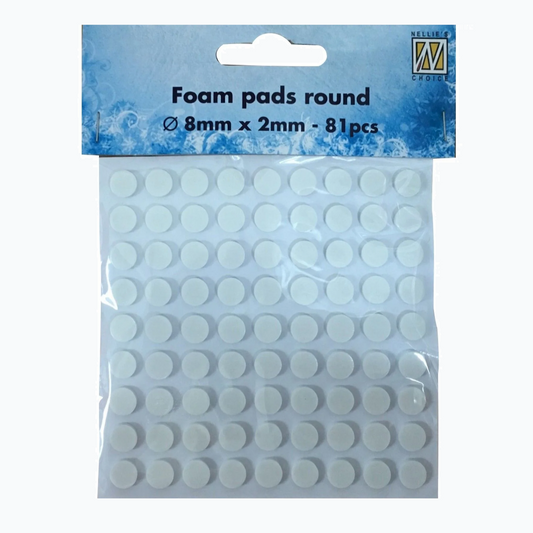 3D Foam Pads Round - 8x2 mm