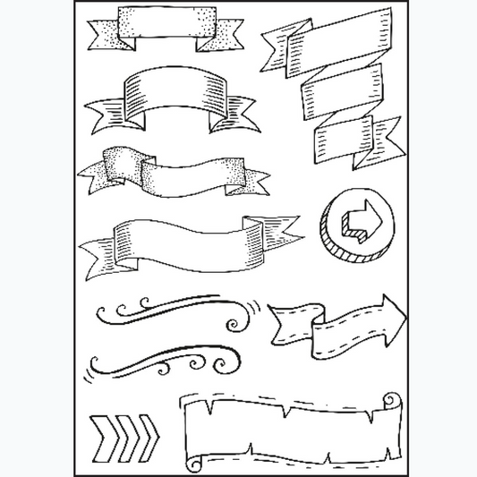 Clear Stamp - Banners
