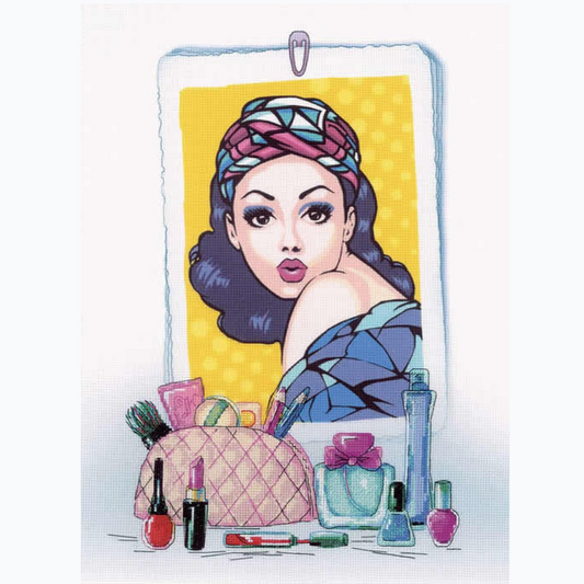 Embroidery kit - Velvet Look