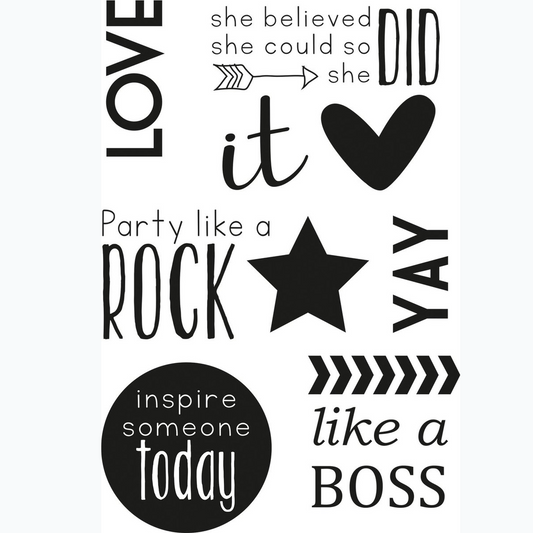 Clear Stamp - A6 Love It