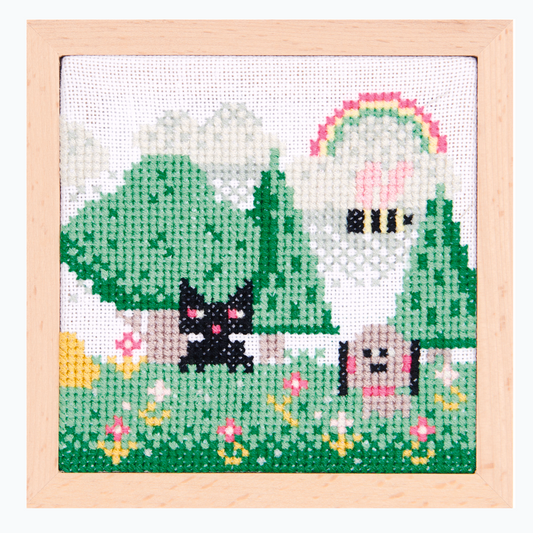 Borduurpakket - Pixel Art Landschap 100223