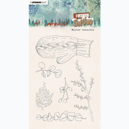 Clear Stamp - Let it Snow - Winter Branches 263