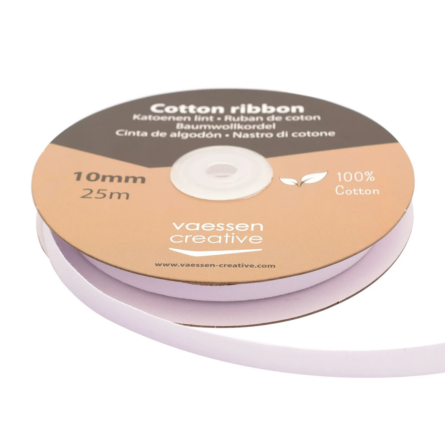 Lint Katoen - Wit - 10mm