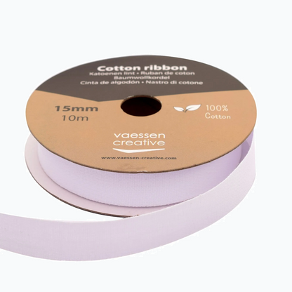 Lint Katoen - Wit - 15mm