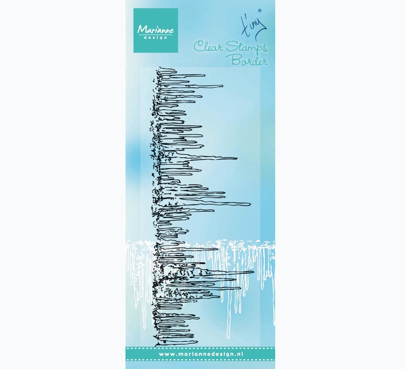 Clear Stamp - Tiny’s Border - Icicles TC0844