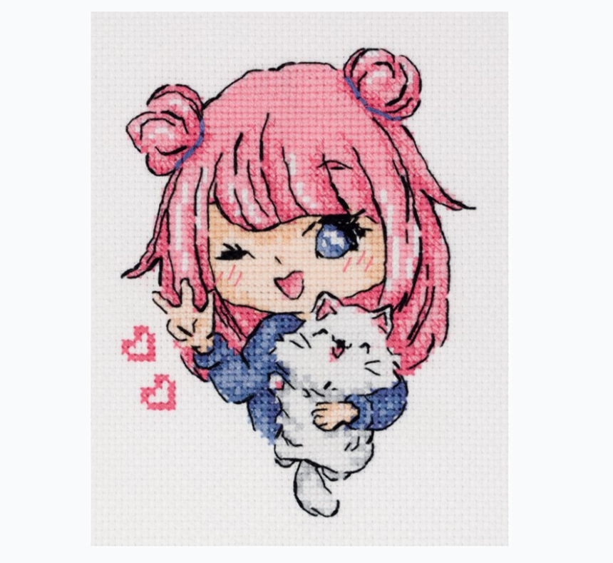 Embroidery kit - Cutie KL8-554
