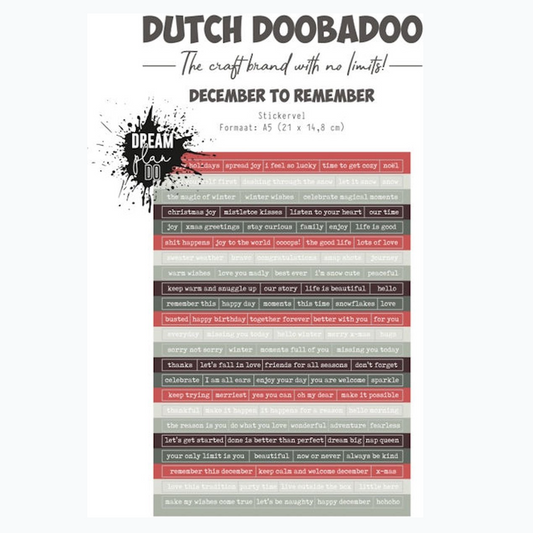 DDBD Sticker Art - December To Remember