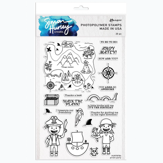 Clear Stamp - Simon Hurley - Pirate party HUR78784