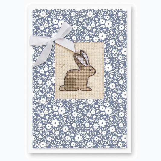Wenskaart Borduurpakket - Bunny SP-065