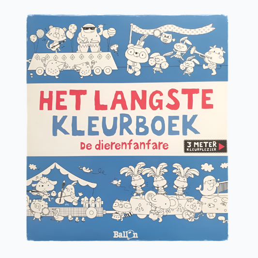 Het Langste Kleurboek: De Dierenfanfare