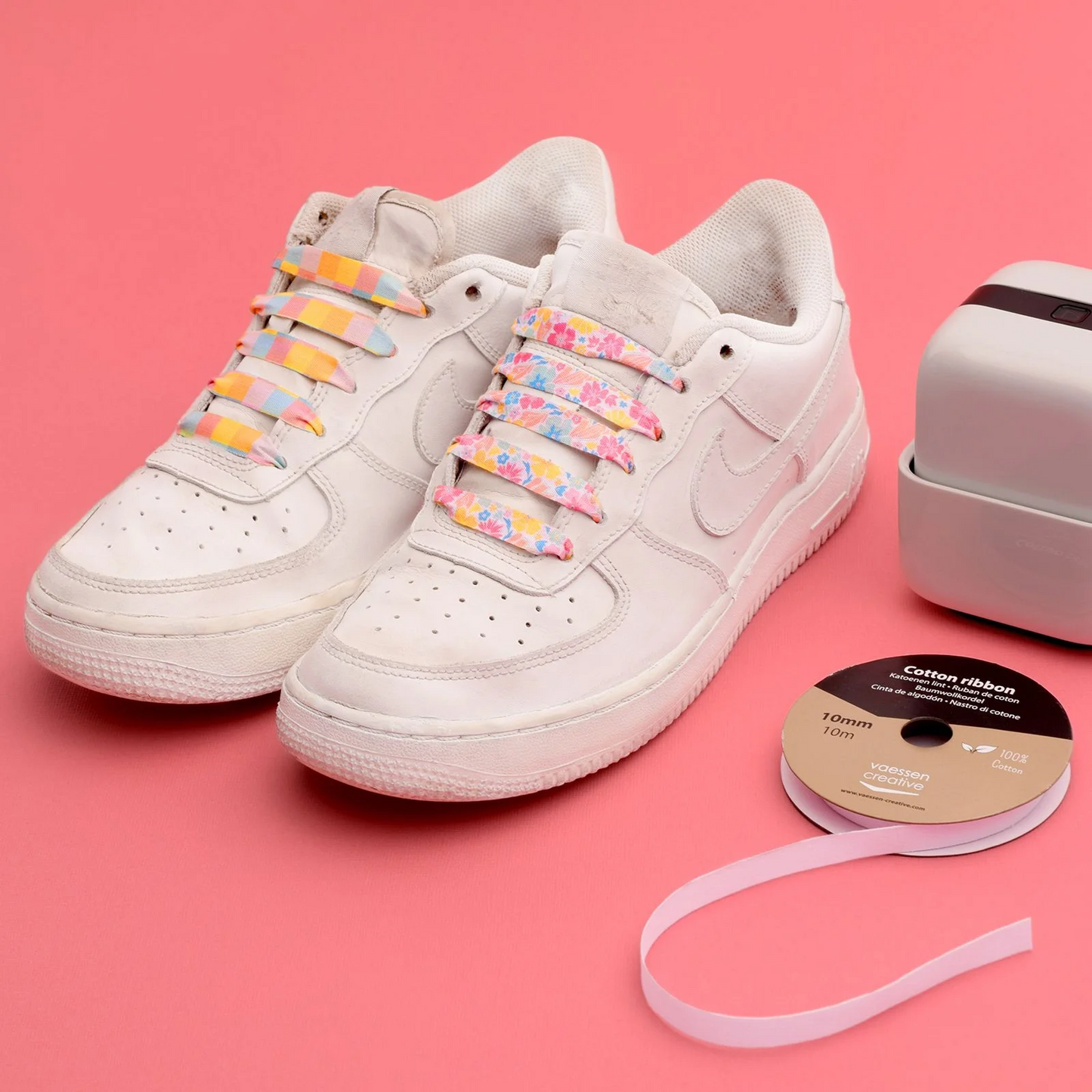 Lint Katoen - Wit - 10mm