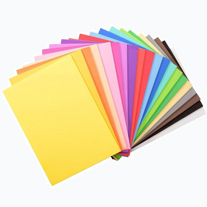 Assortiment de mousse 20 pièces - Basique - 2 mm - A4