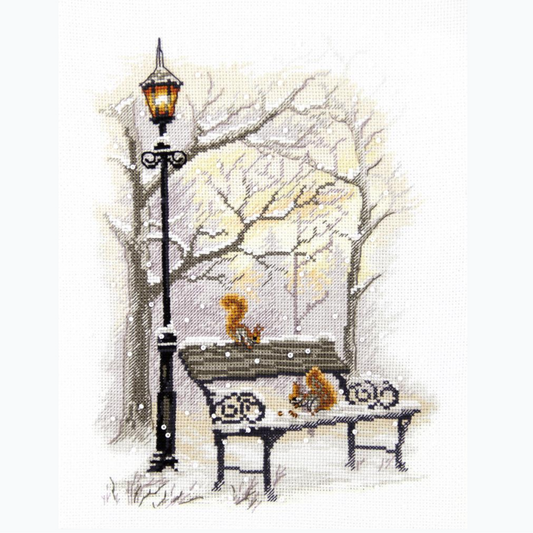 Embroidery Kit - In The Winter Park M-420