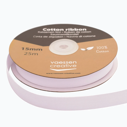 Lint Katoen - Wit - 15mm