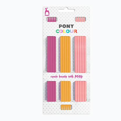 Pony Colour Sokkennaalden Set - 20cm - 3.50-4.50mm