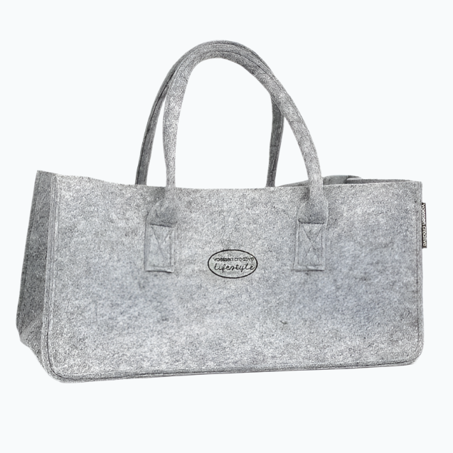 Felt Carrier Bag - Grey