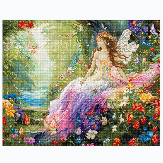 Borduurpakket - Enchanted Spring L9932