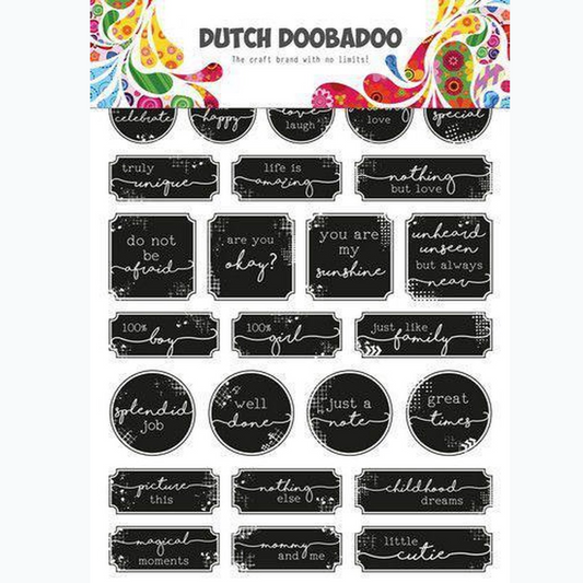 DDBD Sticker Art - Grunge Tickets A5