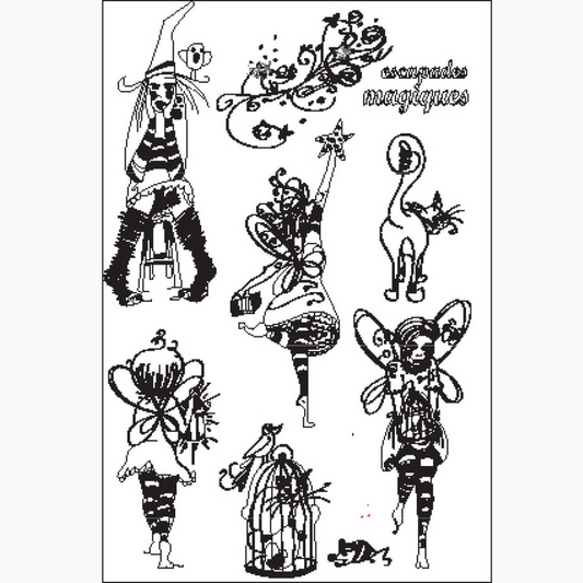 Clear Stamp - Feeën