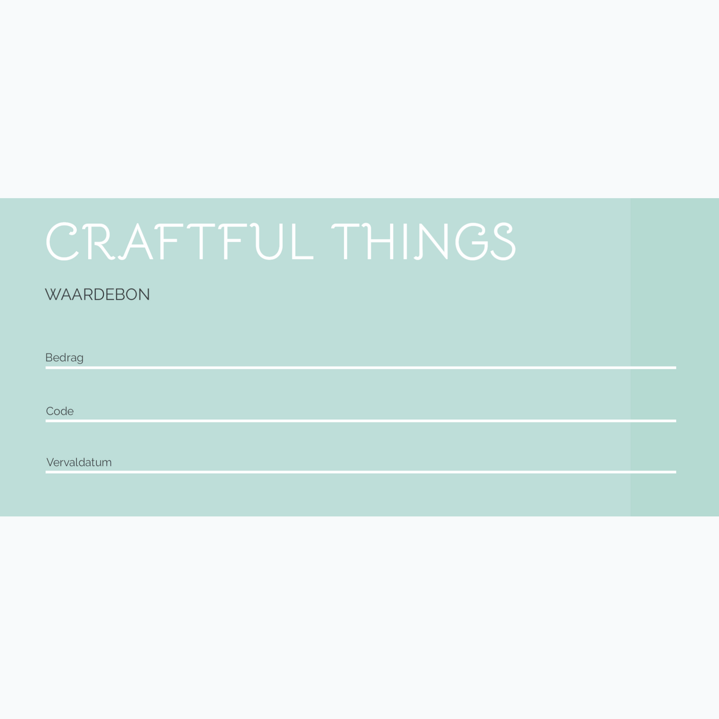 Craftful Things Gift Card - Physical Copy