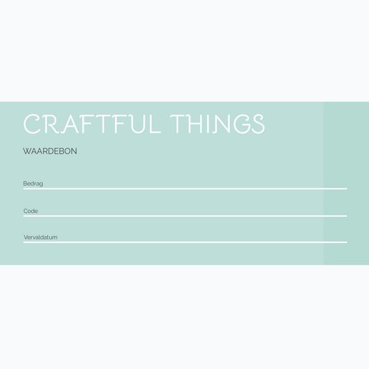 Craftful Things Gift Card - Digitale Versie