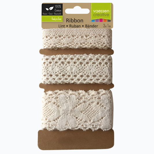 Ribbon Lace - Embroidery Naturel