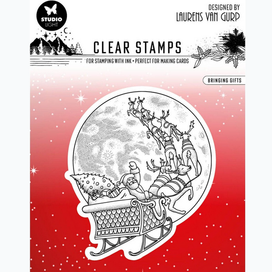 Clear Stamp - Christmas Essentials - Bringing Gifts 298