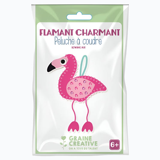 DIY Sewing Kit - Flamingo Plush