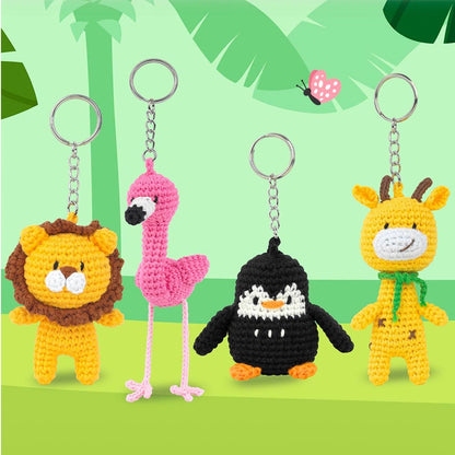 Anchor Mini Amigurumi Haak Kit - Sleutelhanger Leeuw