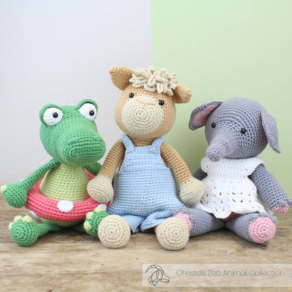 DIY Crochet Kit - Olga Elephant