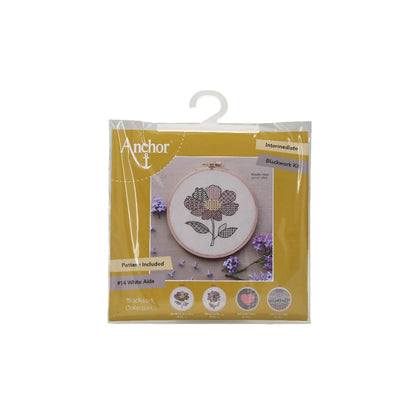 Embroidery kit Blackwork - Anemone ABW0005