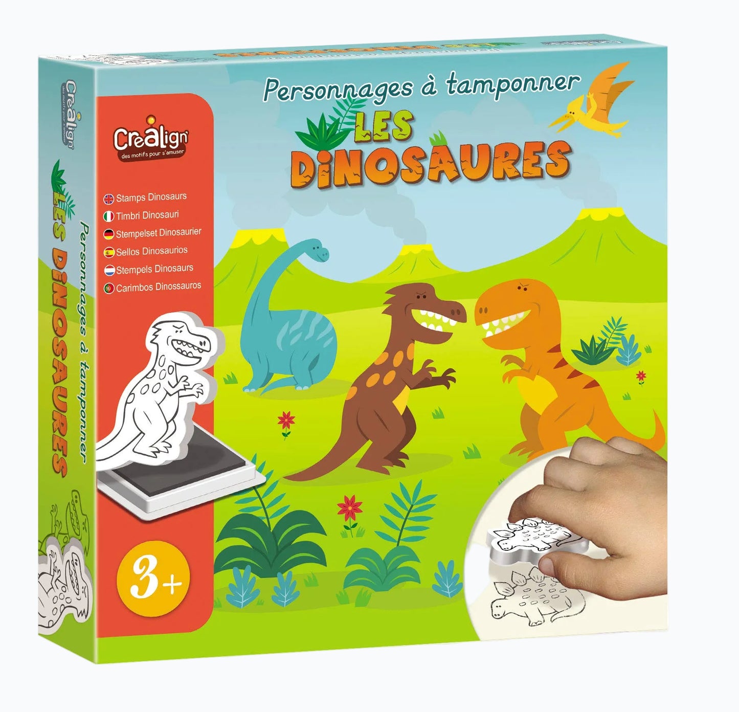 Stempelset: Dinosaurussen