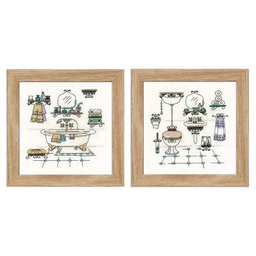 Embroidery kit - Bathroom Interior