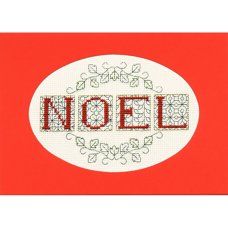 Greeting Card Embroidery Kit - Christmas - Noel CDX19
