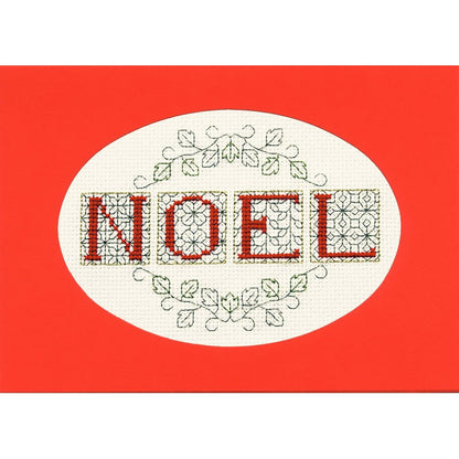 Greeting Card Embroidery Kit - Christmas - Noel CDX19