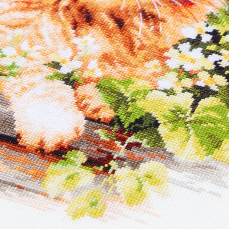 Cross Stitch Embroidery Kit - The Ginger Cat 070-022