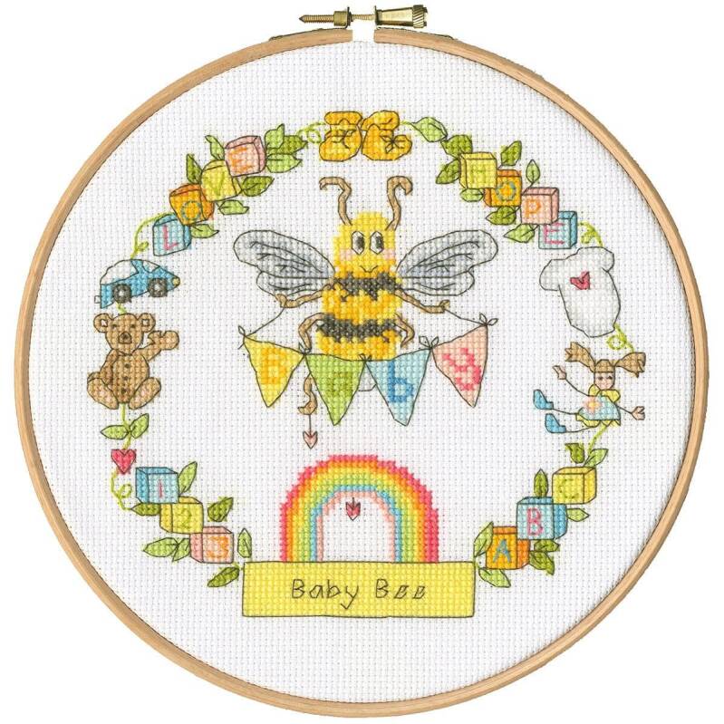 Borduurpakket - Baby Bee XETE11